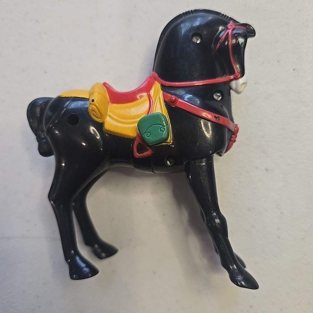 1998 Black Horse Khan 5" McDonald's Movie Action Figure Disney Mulan.   T5‎